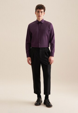 Coupe regular Chemise business ' Regular ' SEIDENSTICKER en violet