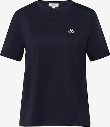 s.Oliver Tričko – modrá: přední strana