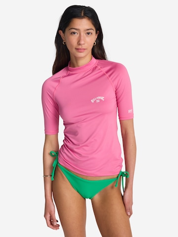 BILLABONG Performance Shirt 'Tropic Surf' in Pink: front