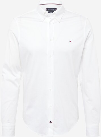 Tommy Hilfiger Tailored Button Up Shirt in White: front