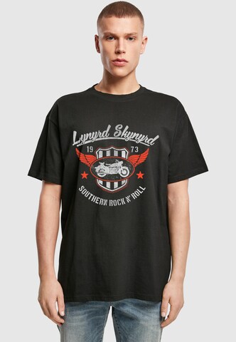 Merchcode Shirt 'Lynyrd Skynyrd - Rock and Roll' in Schwarz: Vorderseite