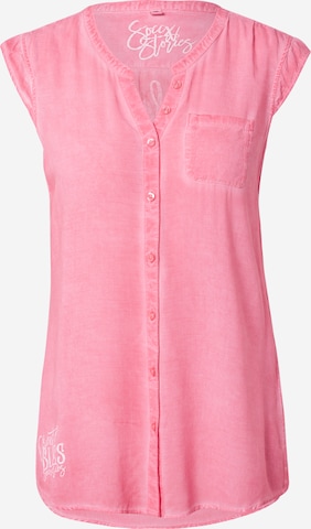 Soccx Blouse in Pink: front