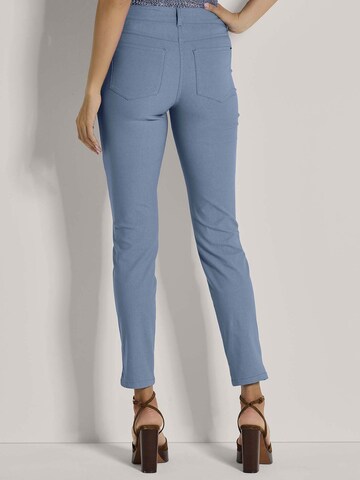 MADELEINE Skinny Hose in Blau