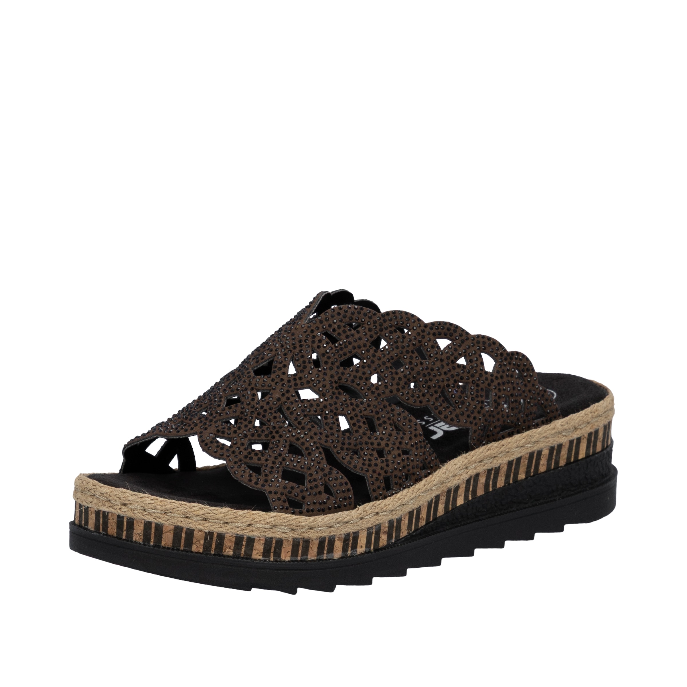 Mule Rieker en marron : devant