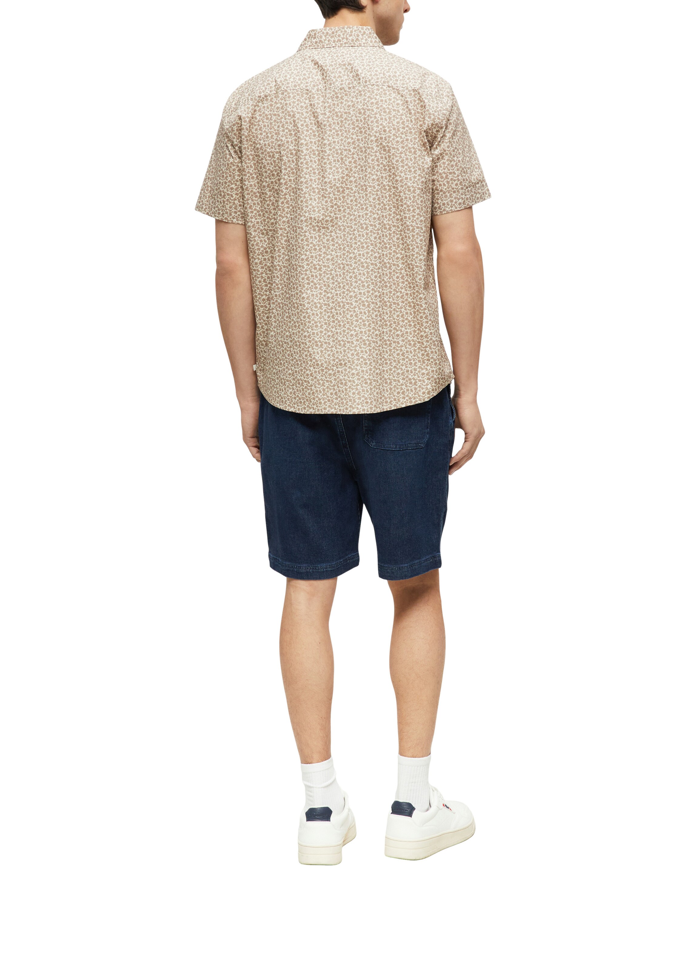 s.Oliver Regular fit Button Up Shirt in Brown
