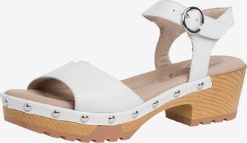 TAMARIS Sandals in White: front