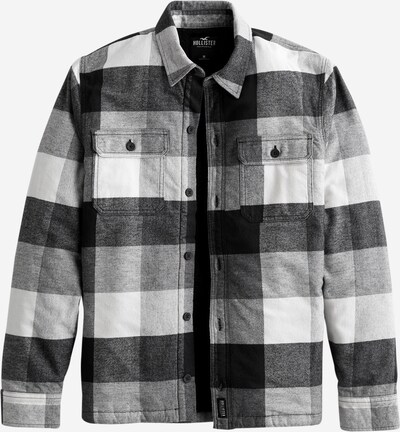 HOLLISTER Chemise en gris / noir / blanc, Vue avec produit