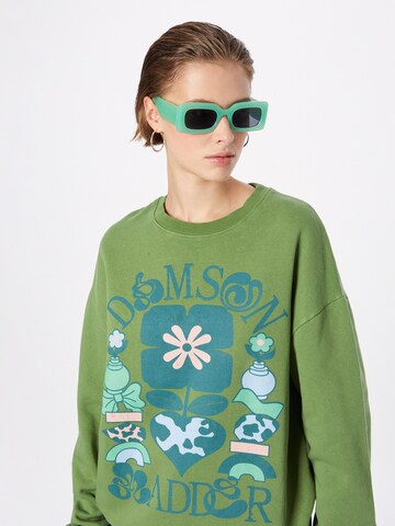 Sweat-shirt Damson Madder en vert