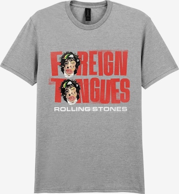 T-Shirt 'Rolling Stones Foreign Tongues Art Two Heads T-Shirt' THE ROLLING STONES en gris : devant