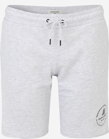 Jack & Jones Plus Regular Pants in Grey: front