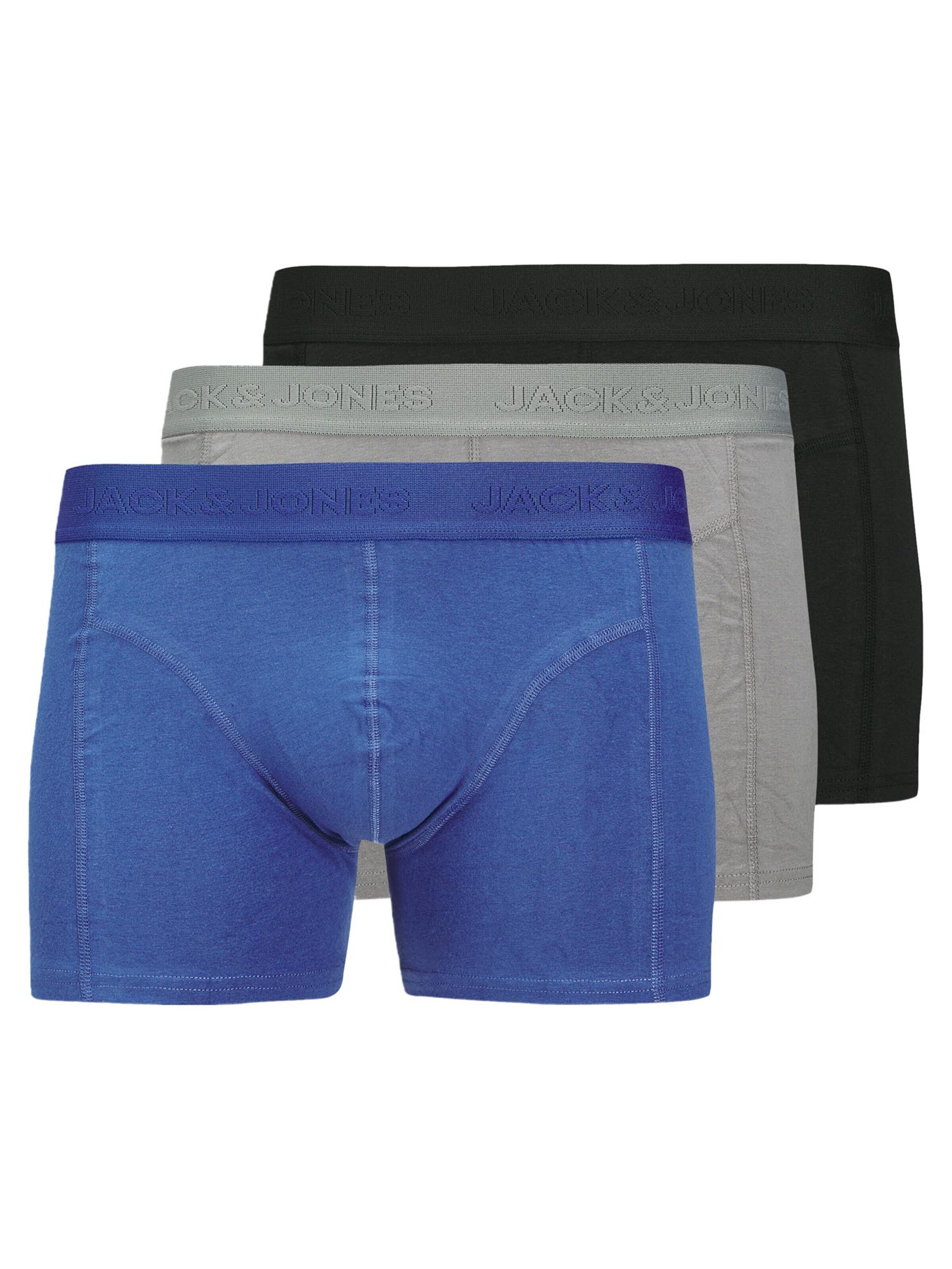 Boxeri 'Ordinary' de la JACK & JONES pe albastru: față