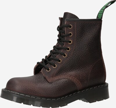 Solovair Lace-Up Ankle Boots in Dark brown / Green / White, Item view