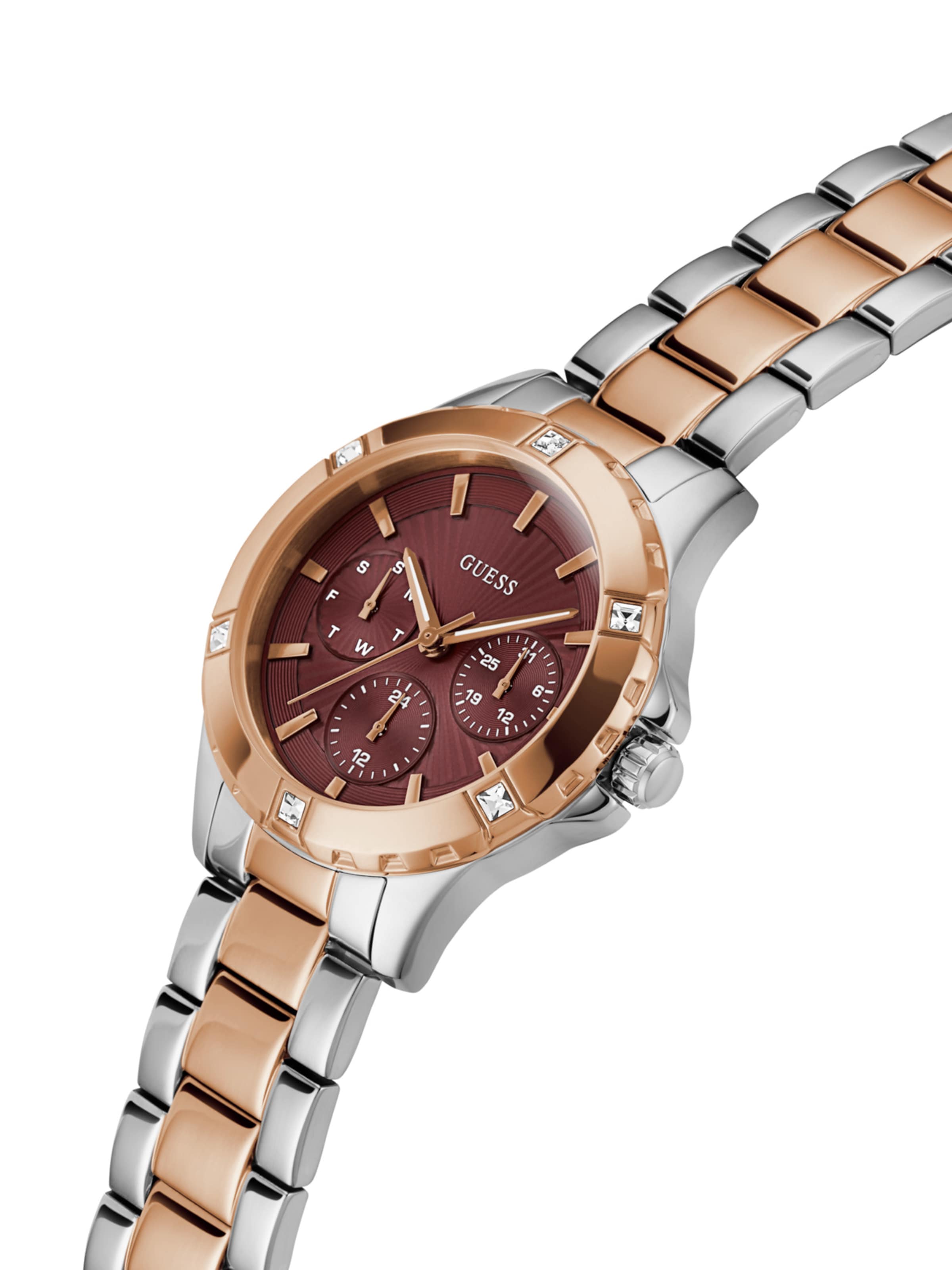 GUESS Analog watch 'Mist' in Red