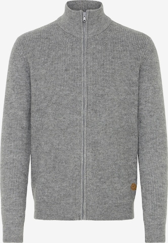 INDICODE JEANS Knit cardigan ' IDBratram ' in Grey: front