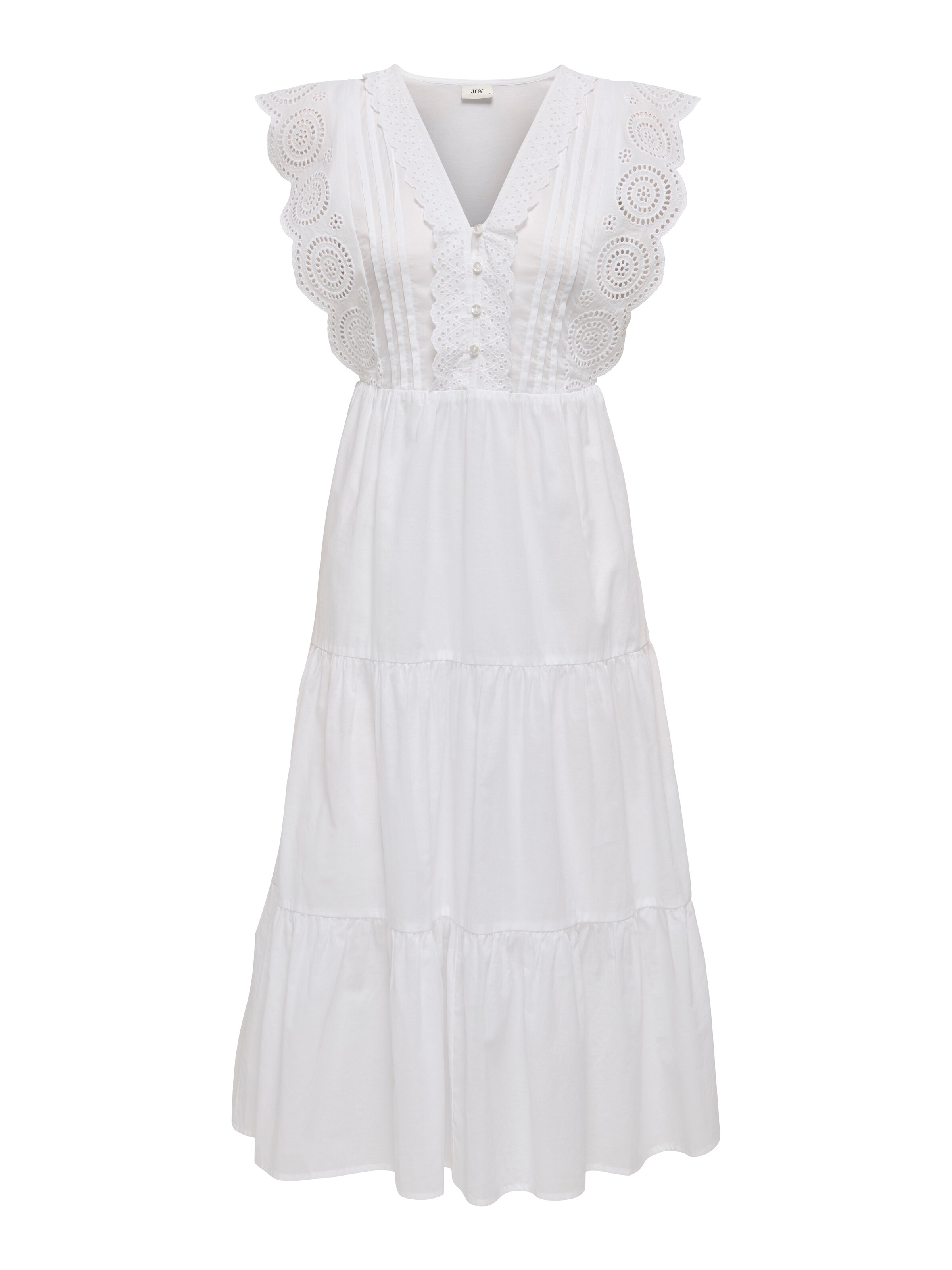 JDY Klänning 'JDYSARA' i vit: framsida