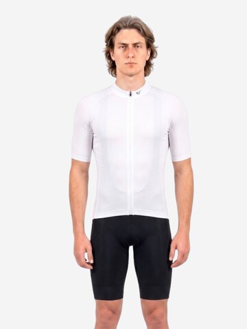 WULIBIKE - Ropa para correr 'Wulibike Radsport-Set 'Cargo X' mit 6 Taschen, Weiß/Schwarz' en blanco