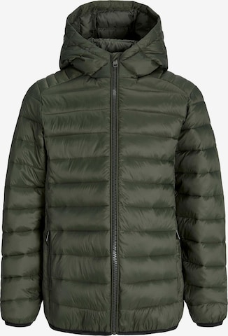 Veste d’hiver Jack & Jones Junior en vert : devant