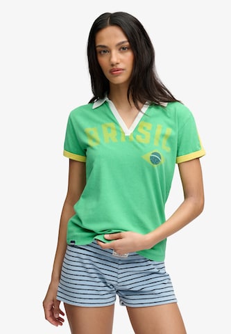 T-shirt 'Athletic' Superdry & Co en vert : devant