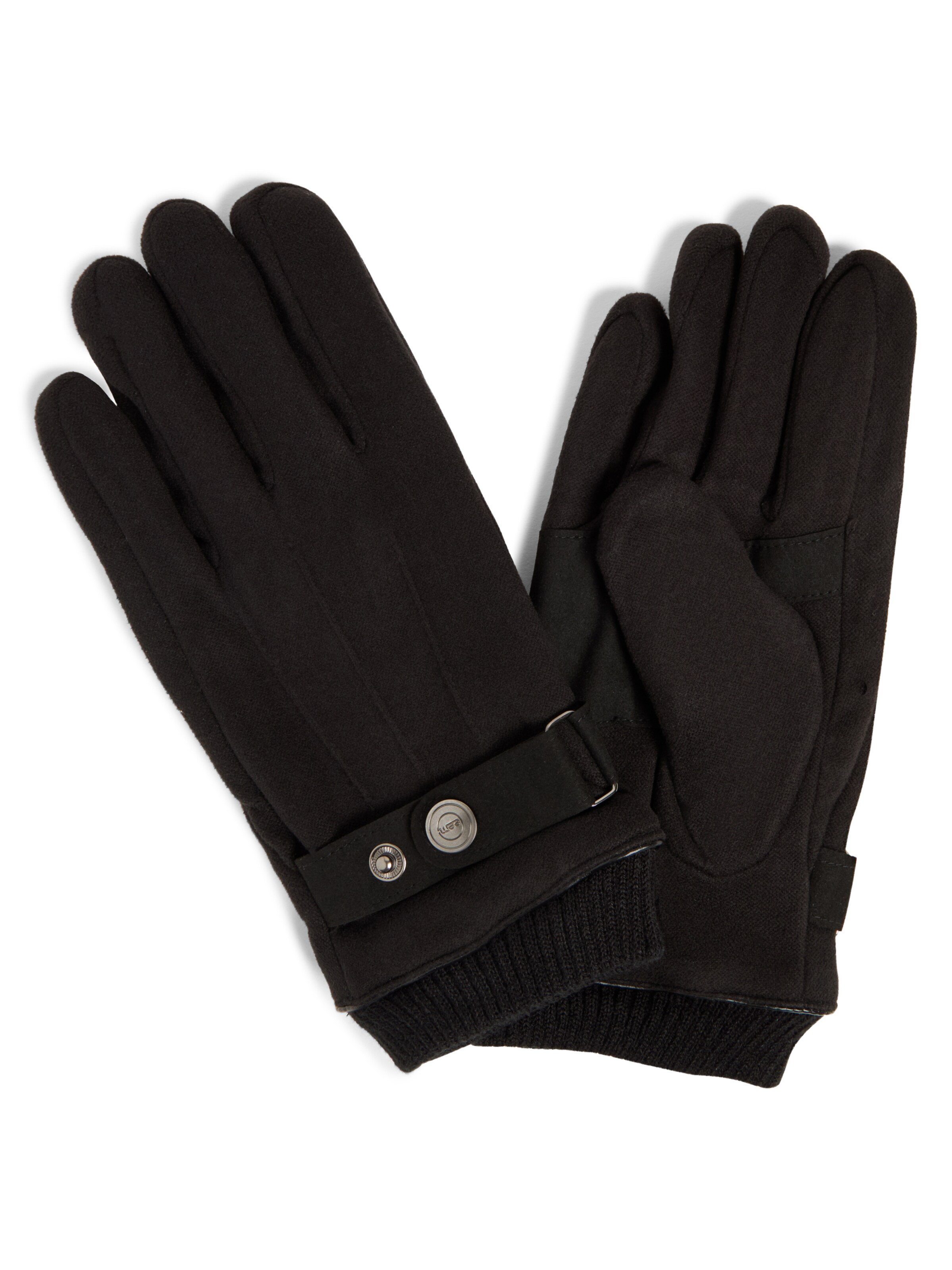 eem Handschuhe in Schwarz: Vorderseite