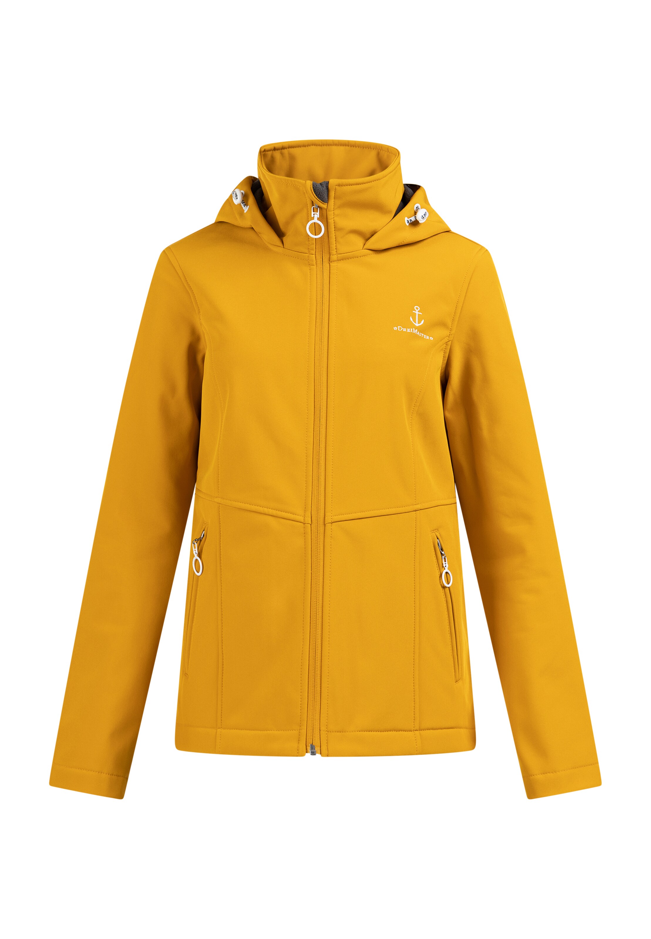 DreiMaster Maritim Преходно яке в жълто: отпред