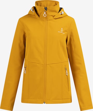 DreiMaster Maritim Between-season jacket in Yellow: front