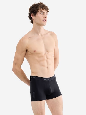 SLOGGI Boxershorts ' SLG Base ' in Zwart: voorkant