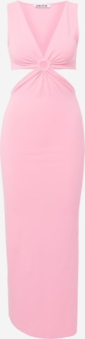 NEON & NYLON Letné šaty 'Lina' - ružová: predná strana
