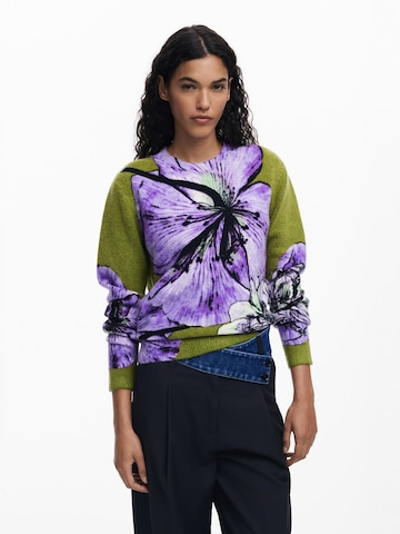 Desigual Pulóver - zöld: elől