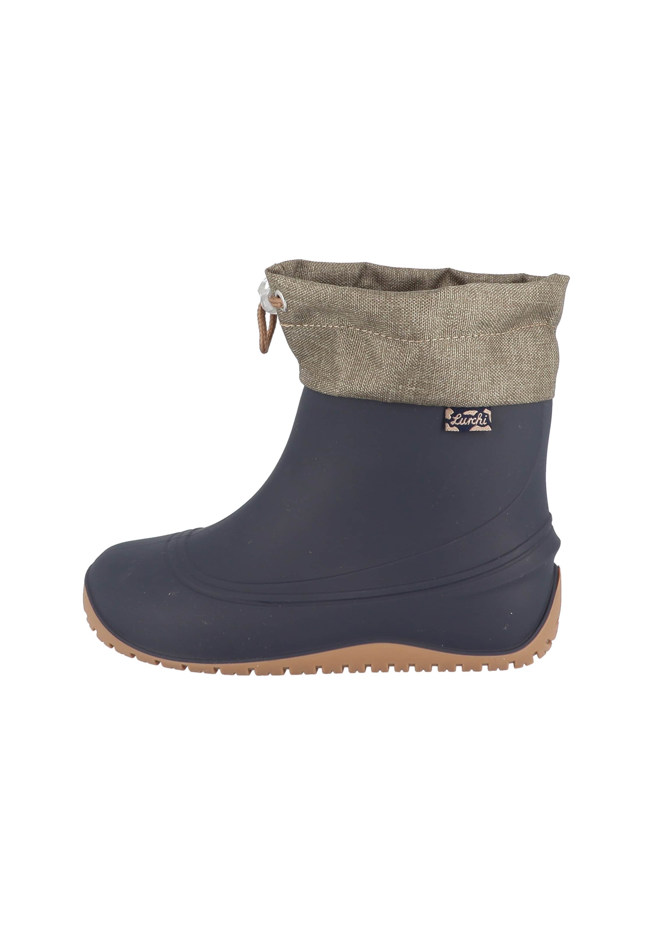 Bottes en caoutchouc 'Polar' LURCHI en bleu : devant