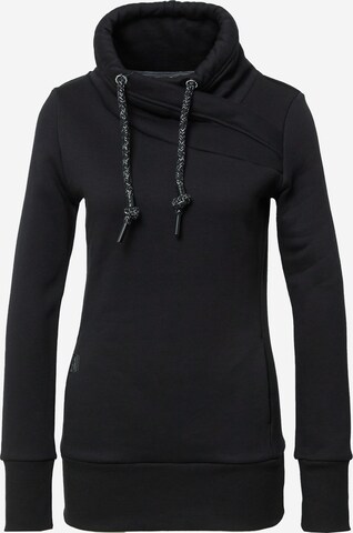 Ragwear Sweatshirt 'Neska' in Zwart: voorkant