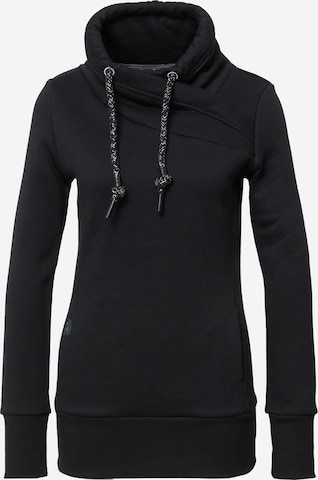 Ragwear Sweatshirt 'Neska' in Black: front