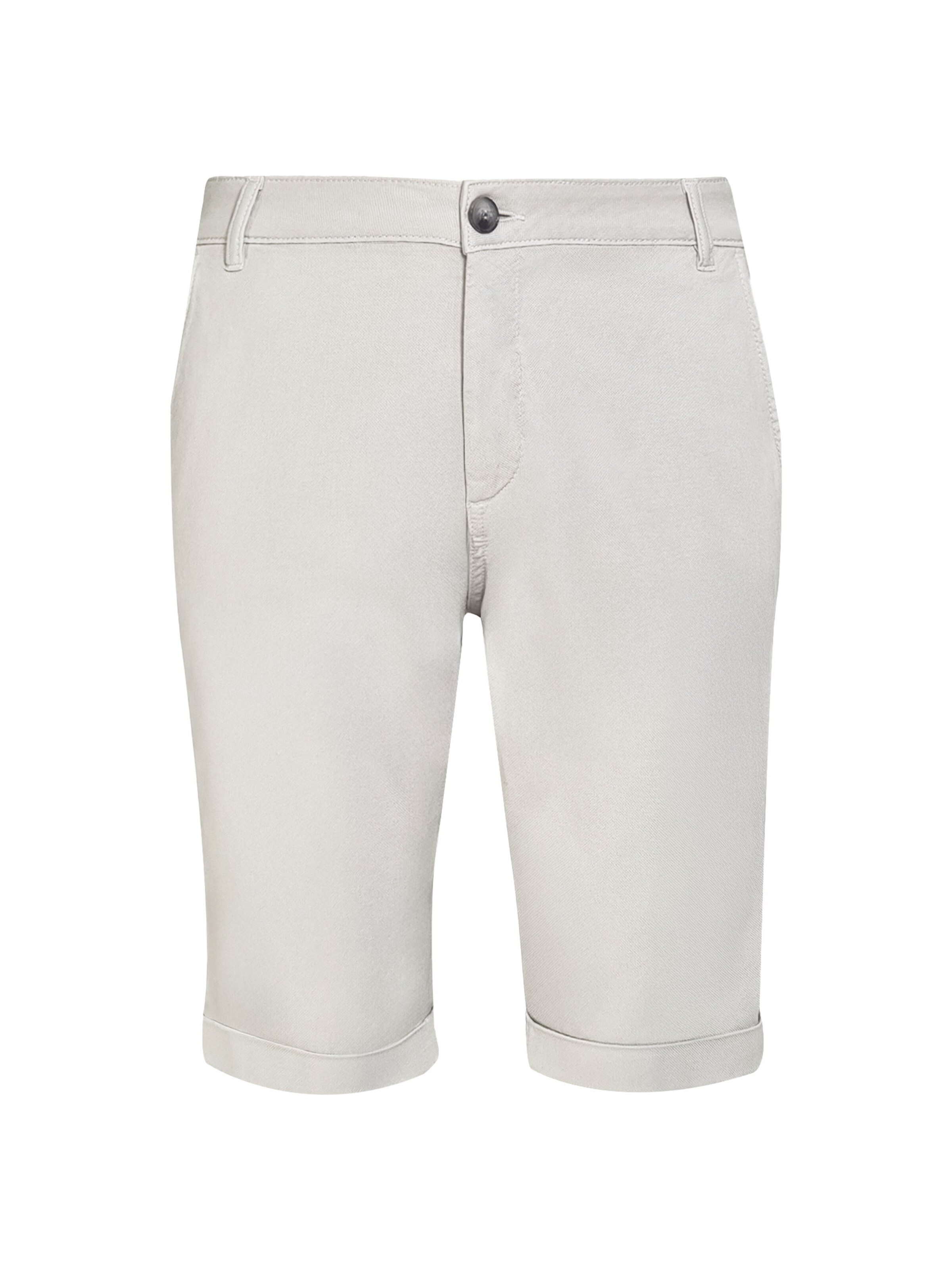 Organication Slimfit Shorts in Weiß: Vorderseite