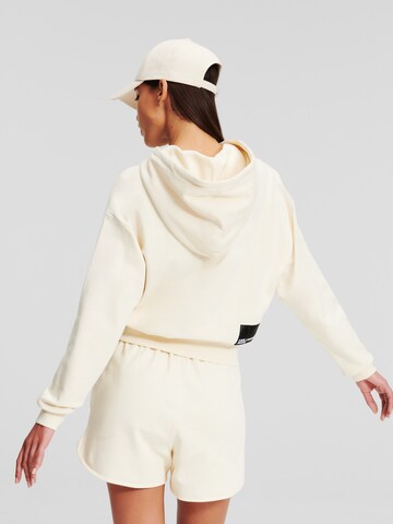 Felpa ' Regular Fit Logo ' di KARL LAGERFELD JEANS in beige