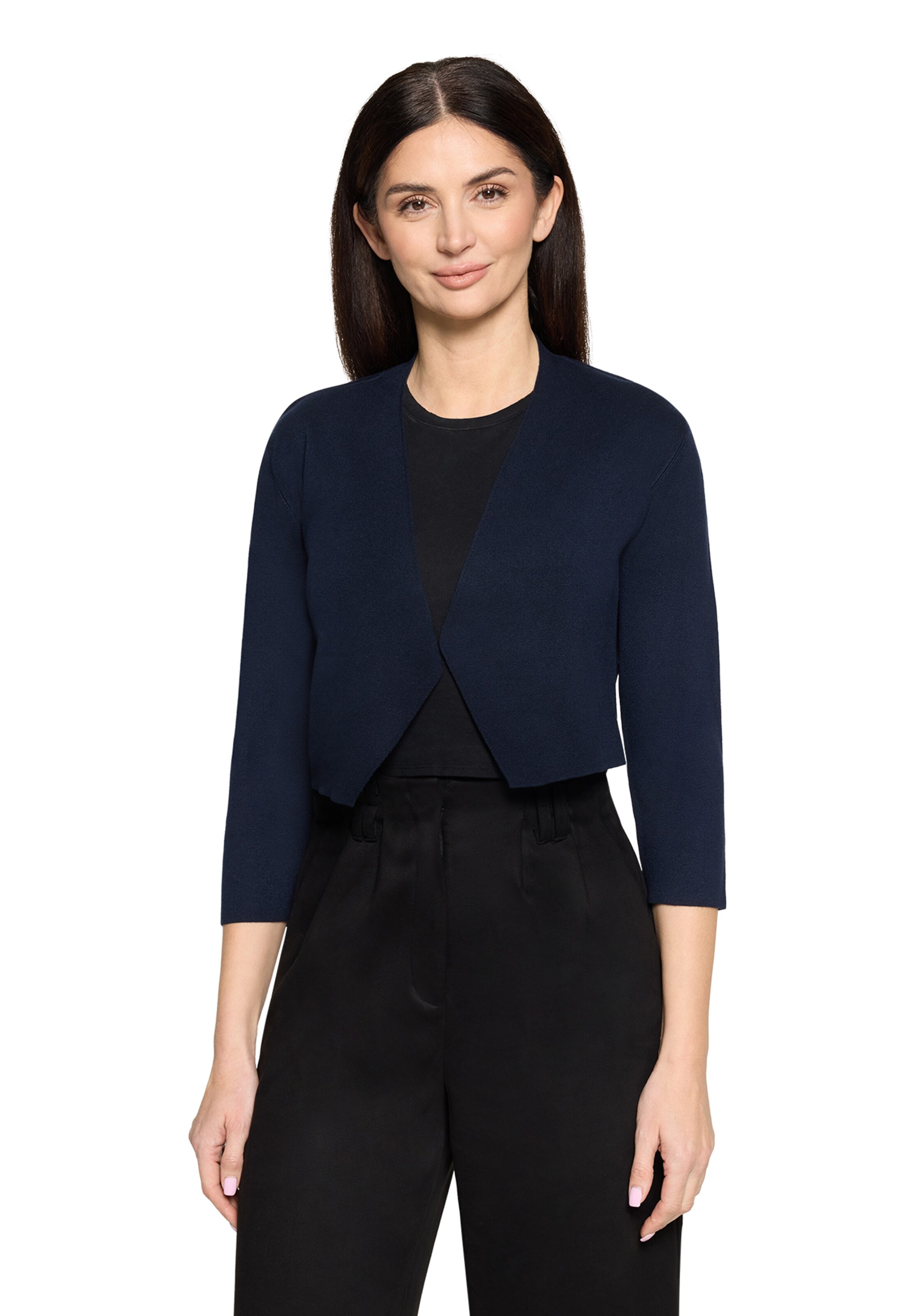 Betty & Co Strickjacke in Blau: Vorderseite