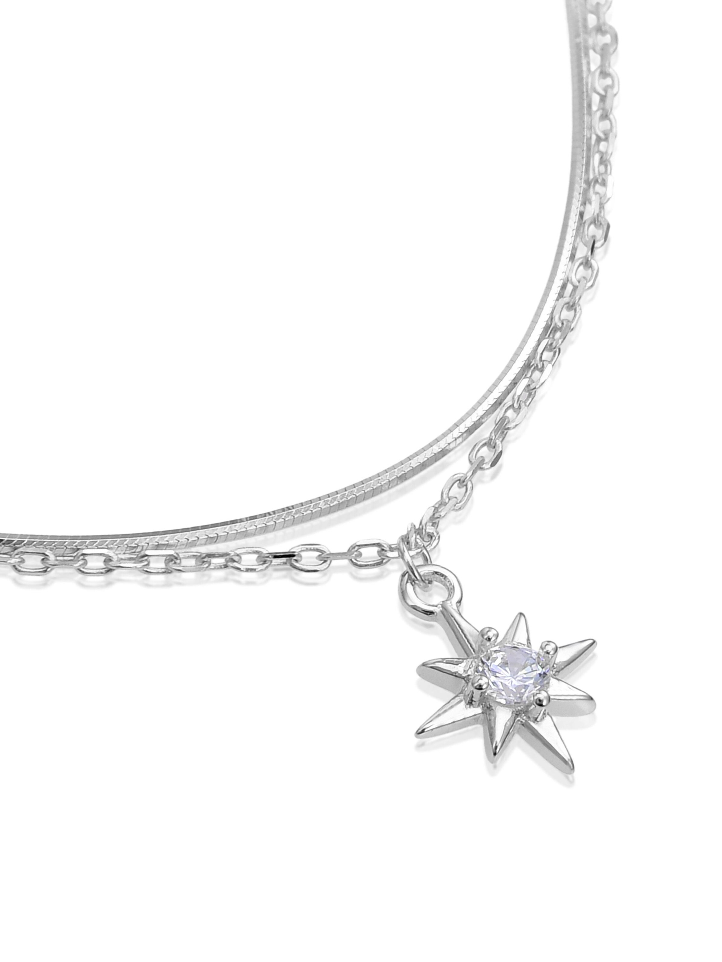 Luxenter - Cadena 'Lialt' en blanco: frente