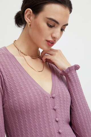 Atelier Rêve Knit Cardigan 'Fantino' in Purple