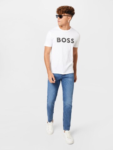 BOSS - Camiseta 'Thinking 1' en blanco