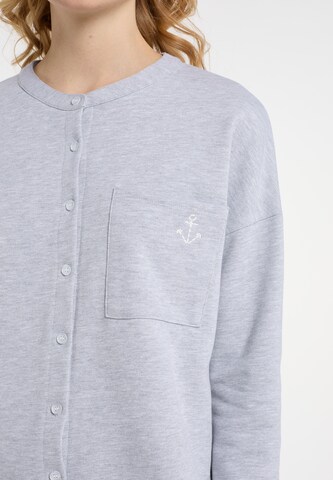 DreiMaster Maritim Sweat jacket in Grey