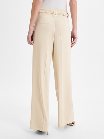 Marc Cain Regular Bandplooibroek in Beige