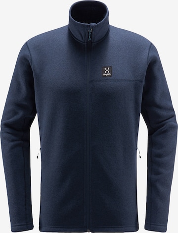 Haglöfs Athletic Fleece Jacket 'Swook' in Blue: front