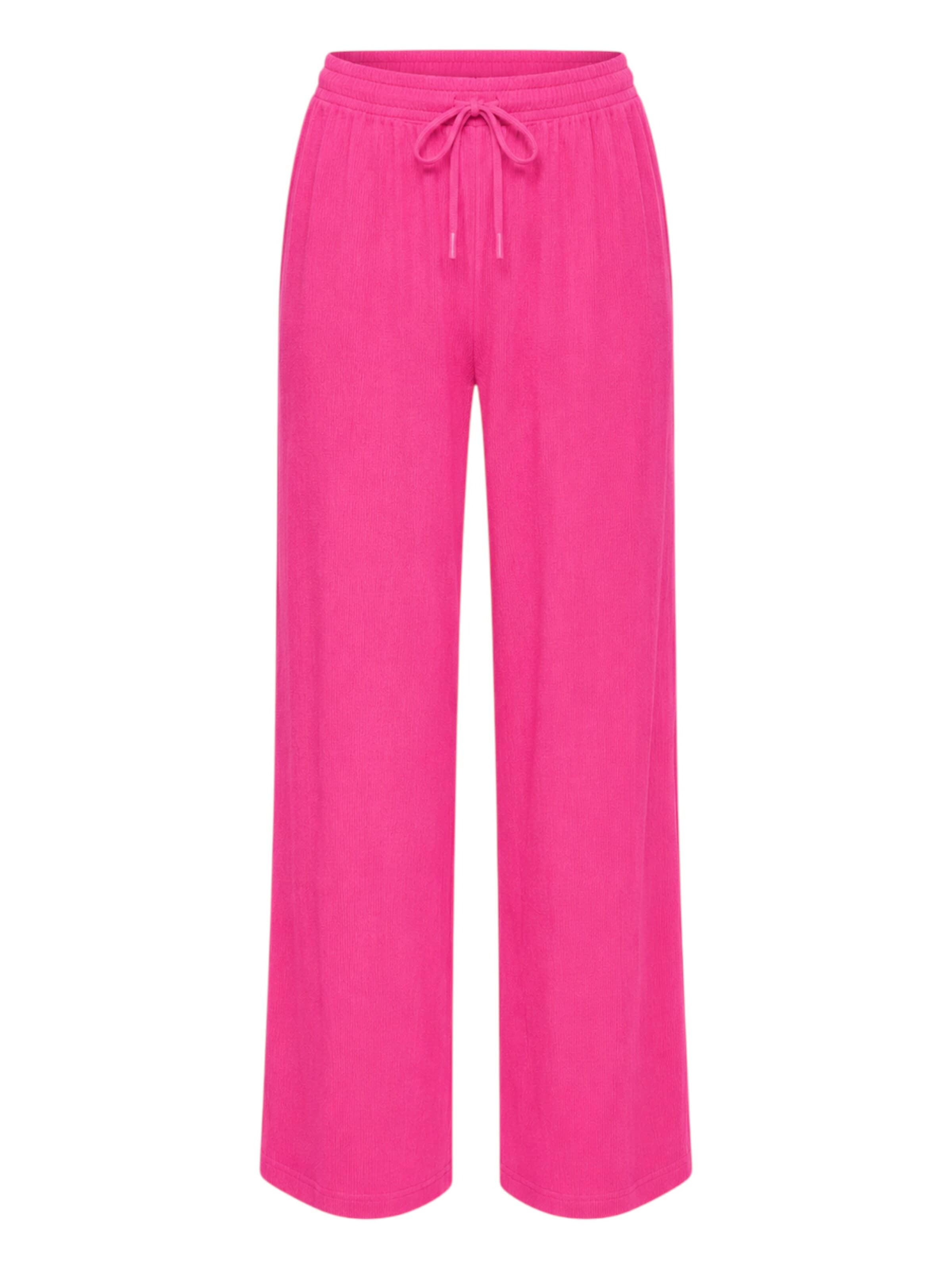 Pantaloni 'FLORYN – Palazzohose Crinkle' in 34 fashionshowcase di colore rosa neon, Visualizzazione prodotti
