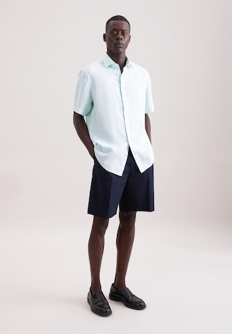 Coupe regular Chemise SEIDENSTICKER en bleu