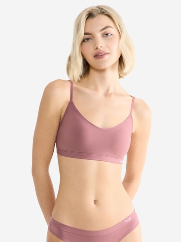 SLOGGI Bustier BH 'Evolve' in Pink: Vorderseite