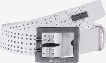 CIPO & BAXX Belt in White: front