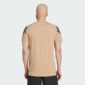 ADIDAS PERFORMANCE Functioneel shirt in Beige