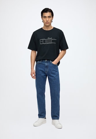T-Shirt Petrol Industries en noir : devant