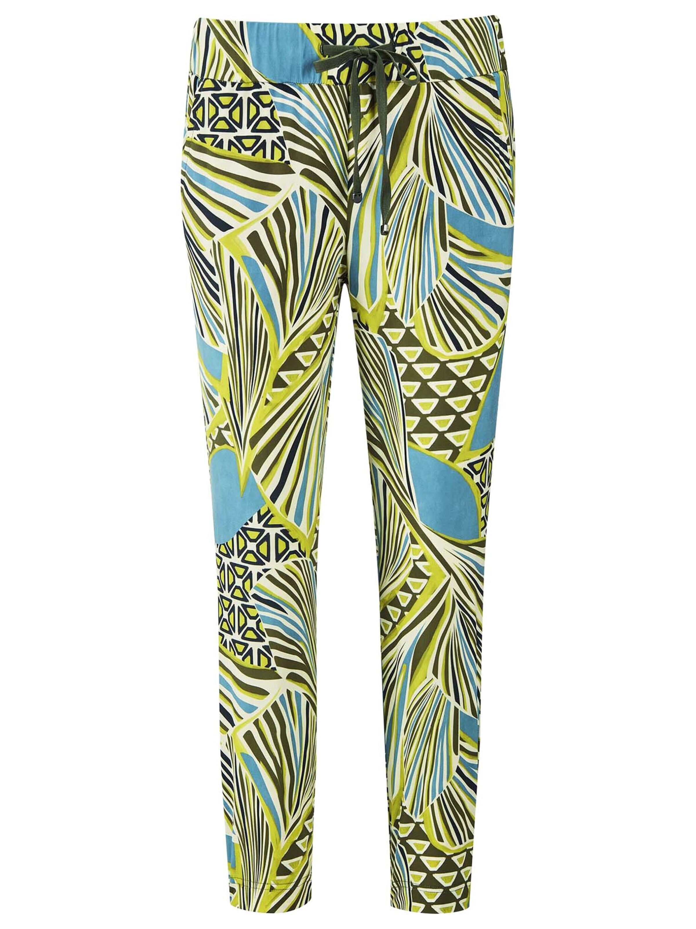 MADELEINE Regular Hose in Grün: Vorderseite