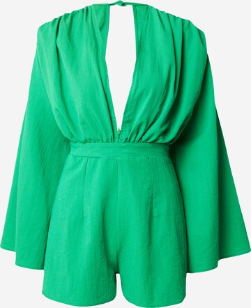 Tuta jumpsuit di Misspap in verde: frontale