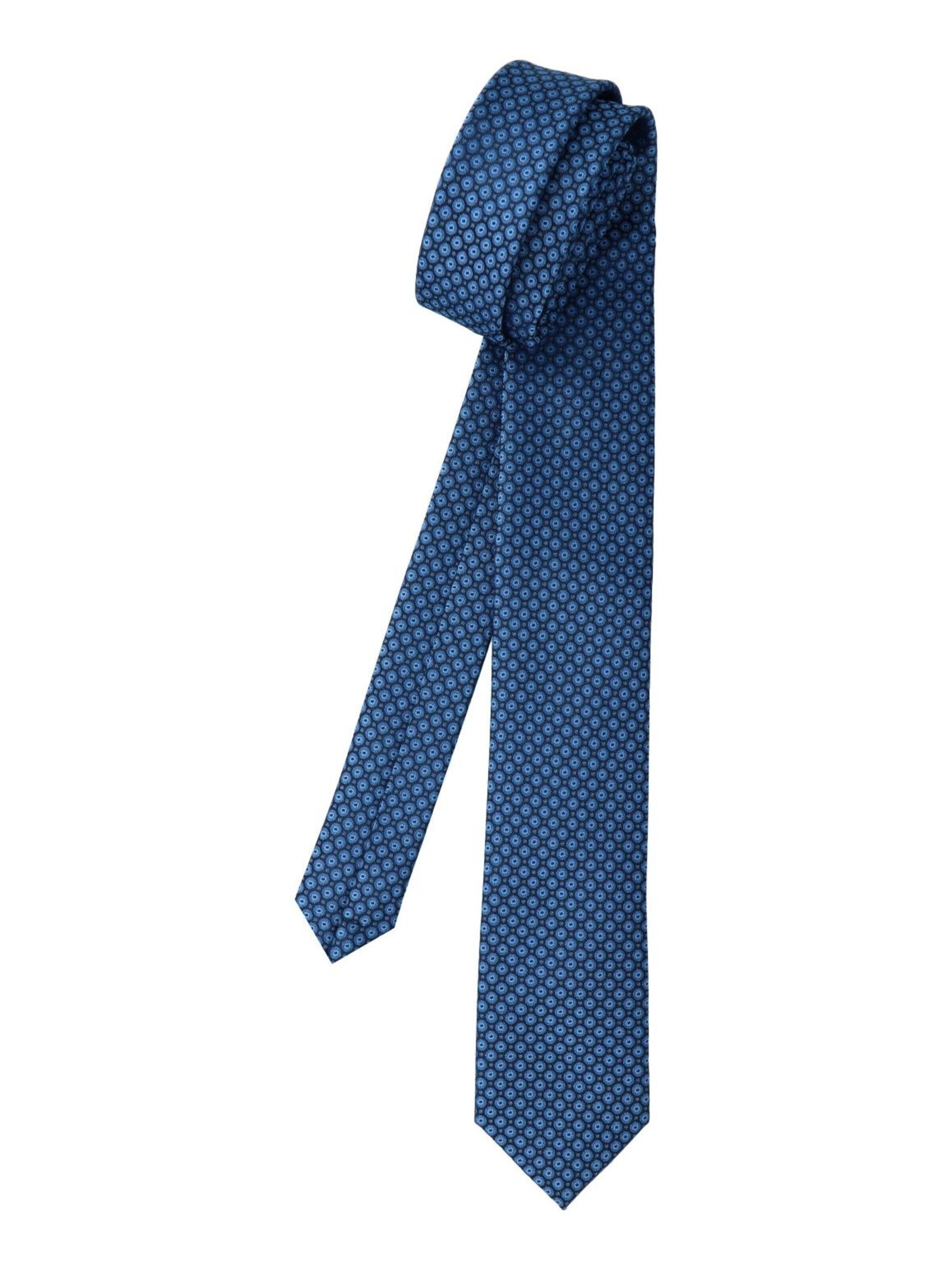 WILLEN Krawatte 'Kleinmuster Marine'‌‌‌‌‌‌‌‌‌ in Blau: Vorderseite