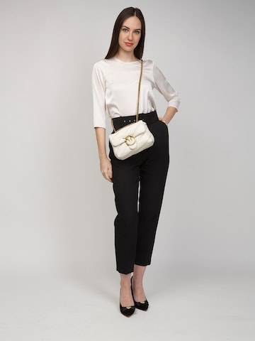 PINKO Schoudertas 'Love Puff Mini Cl Sheep Nappa' in Wit